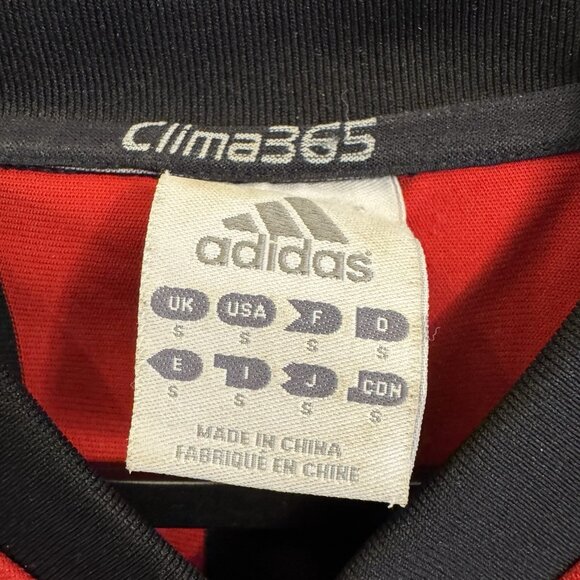 Milan Academy Jersey Football Shirt Red White Adidas 694853 Trikot Mens Size S - Picture 4 of 7